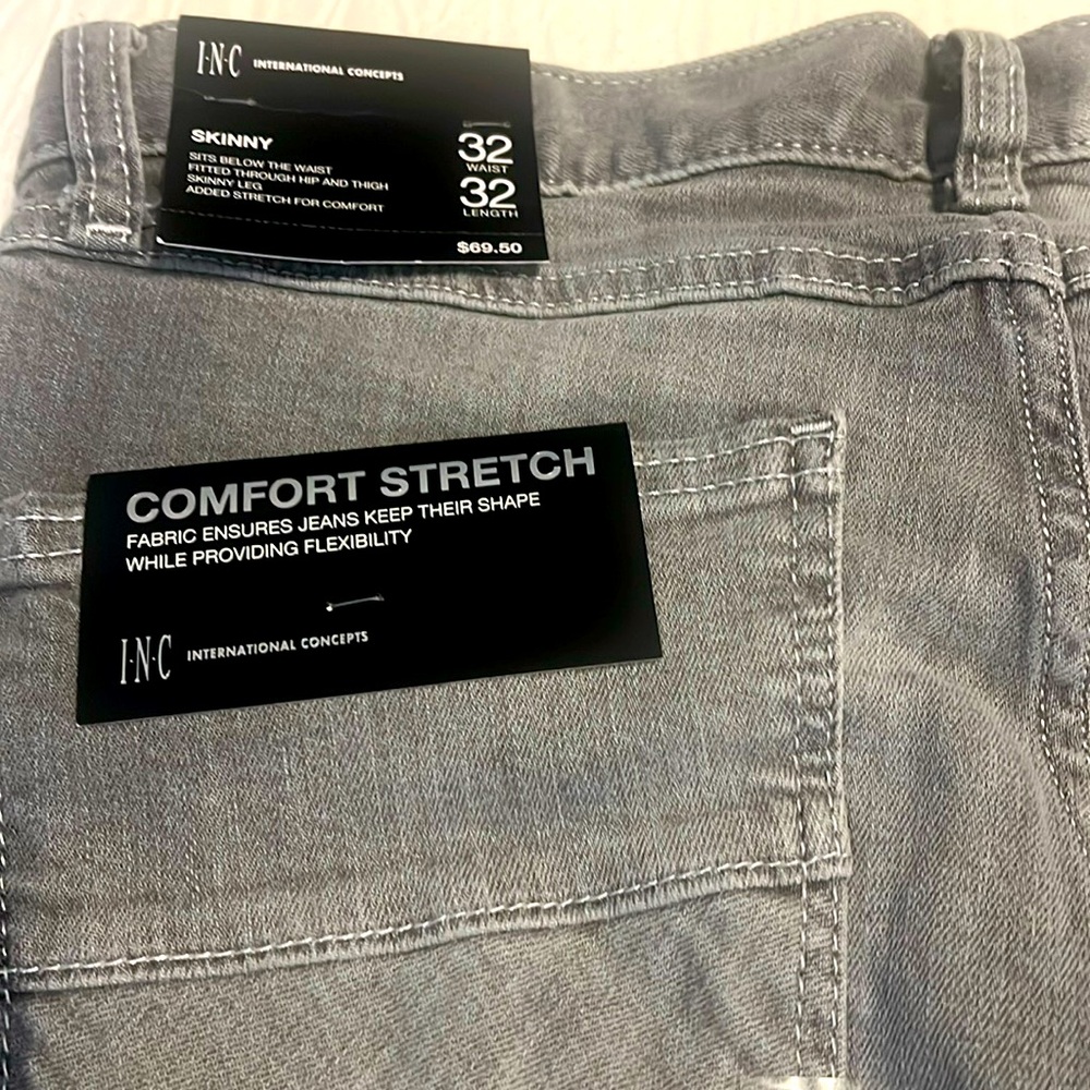 Mens grey skinny jeans